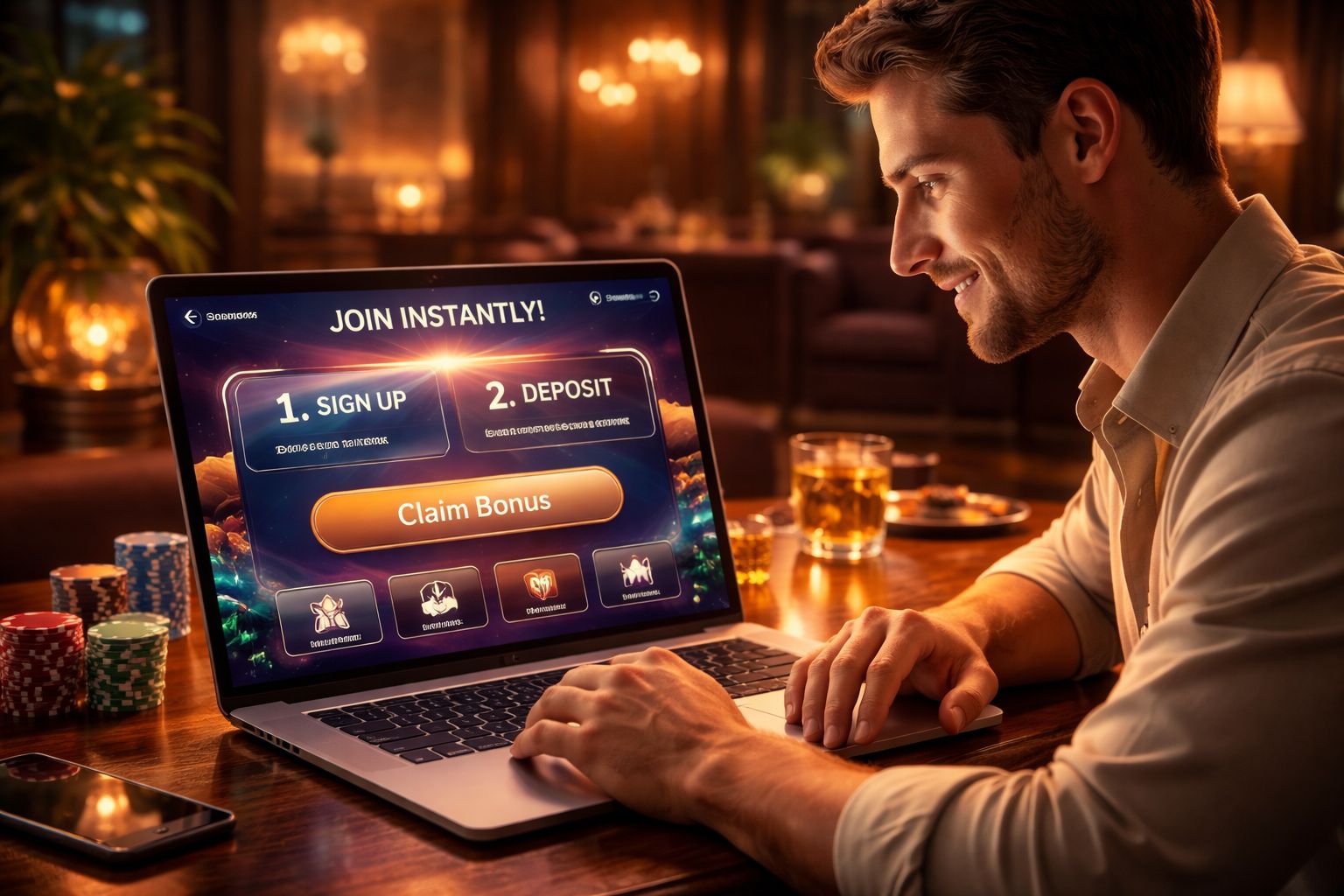 Get Into The Action Quickly With A Clear And Familiar Layout